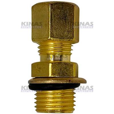 CONEXION UNION MACHO/TUBO M16-1.5 X 8MM
