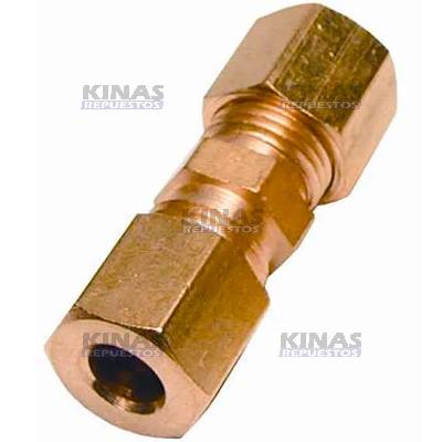 CONEXION UNION/EMENDA METAL 6MM/M12
