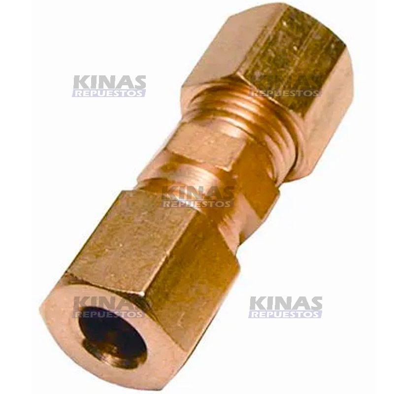 CONEXION UNION/EMENDA METAL 6MM/M12