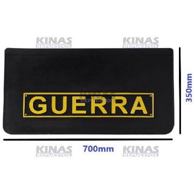 GOMA GUARDA BARRO CARRETA GUERRA 700X350MM (AMARILLO)