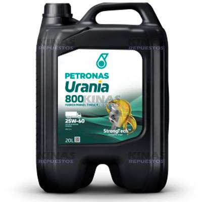 ACEITE MOTOR DIESEL 25W60 URANIA 800 CG-4 20L