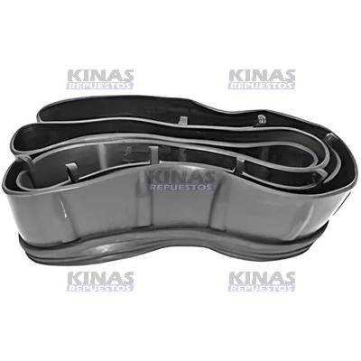 GOMA DEFLETOR RADIADOR SCANIA 124/S4/S5 S/LABIOS CABINE ALTA 760MM