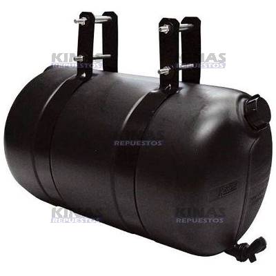 COROTE AGUA CARRETA PLASTICO 25LTS COMPLETO NEGRO