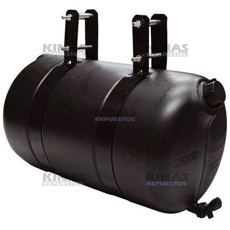 COROTE AGUA CARRETA PLASTICO 25LTS COMPLETO NEGRO