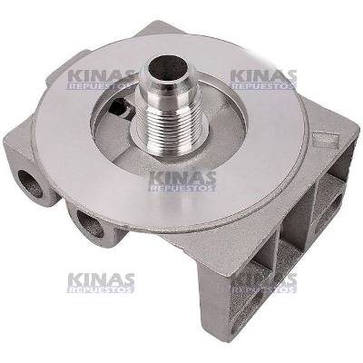 SOPORTE FILTRO COMBUSTIBLE 2 SALIDAS M16 SCANIA 113/P94/114/124/S4/S5