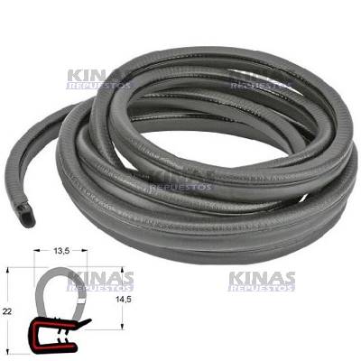 GOMA PUERTA CABINA SCANIA 112/113 V8 4600MM EXTERNA