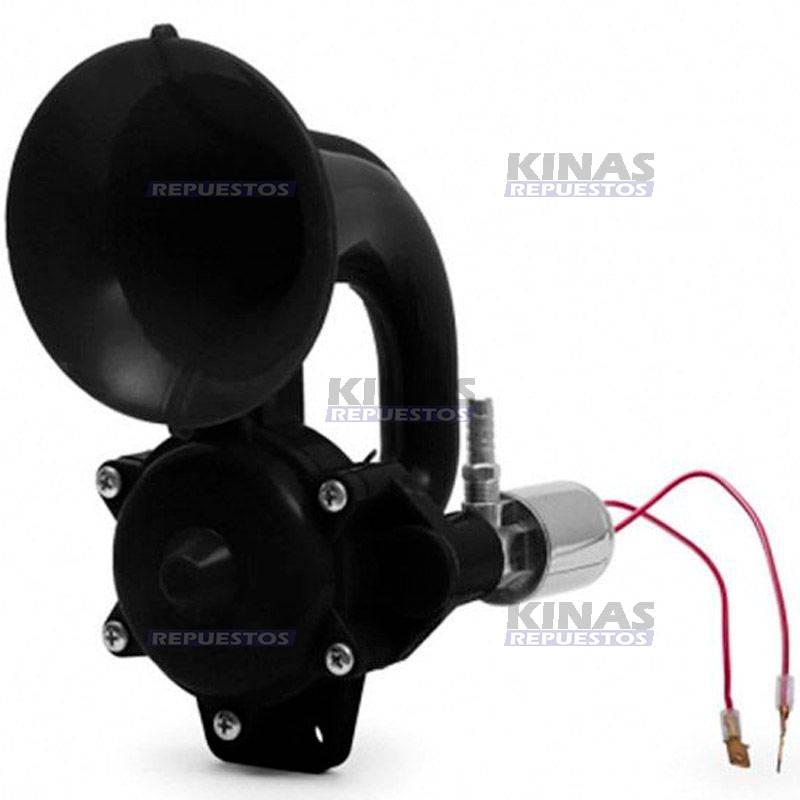 BOCINA CORNETA NEGRO 24V CURVO SCANIA 113/P94/114/124/S4