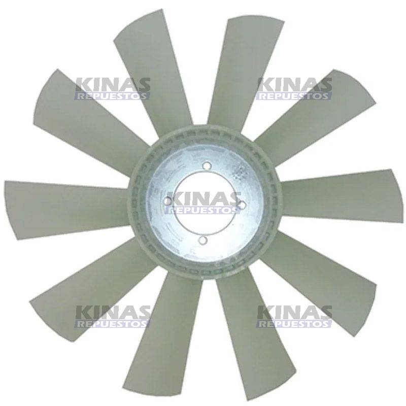 HELICE/VENTILADOR PLASTICO MBB 366 VW 7100/8140 10P 4AG 50CM