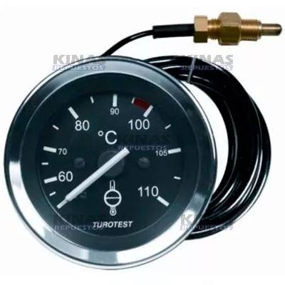 RELOJ TEMPERATURA REDONDO UNIVERSAL/SCANIA/MBB 112/113 60MM 4MTS
