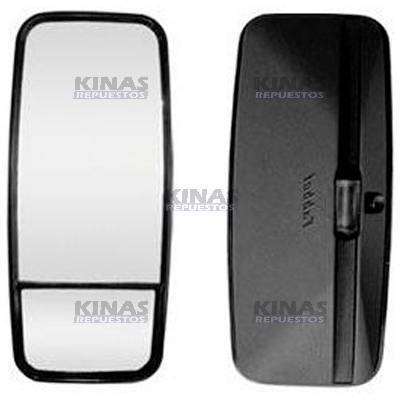ESPEJO RETROVISOR PLANO DOBLE DER SCANIA 112/113 (BIFOCAL) 50X22