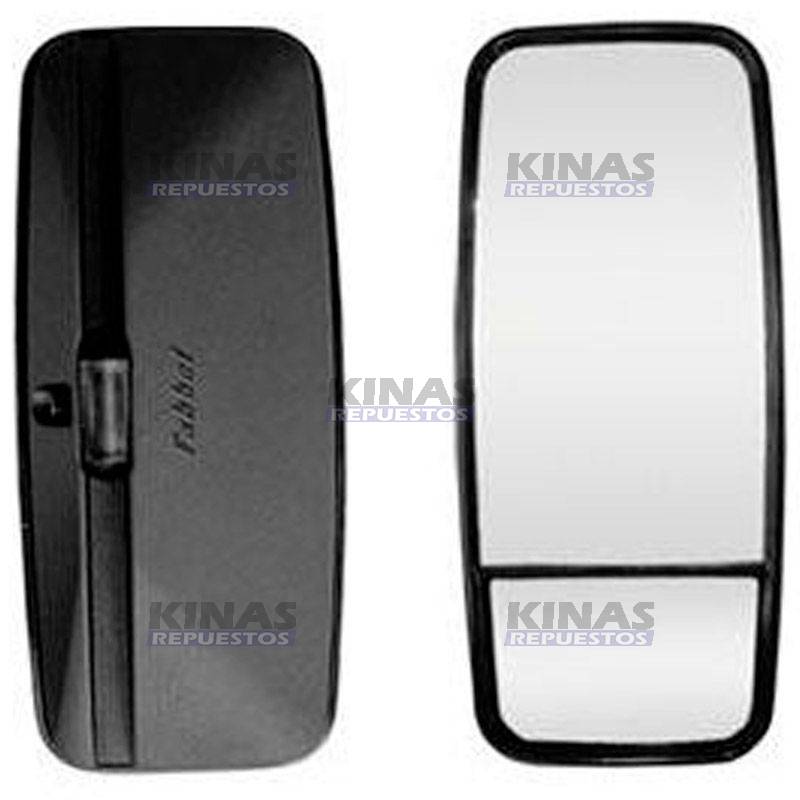 ESPEJO RETROVISOR PLANO DOBLE IZQ SCANIA 112/113 (BIFOCAL) 50X22