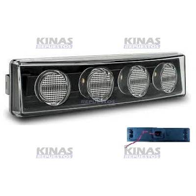 FARO SENALERA DELANTERA TAPA SOL LED SCANIA P94/114/124/S4 (BLANCO)