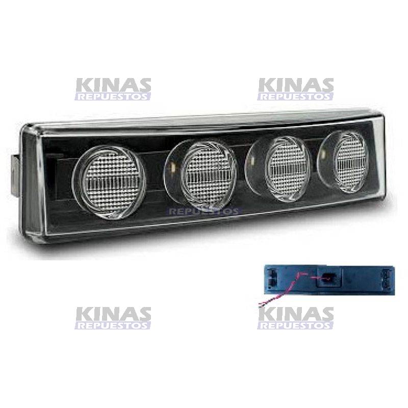 FARO SENALERA DELANTERA TAPA SOL LED SCANIA P94/114/124/S4 (BLANCO)