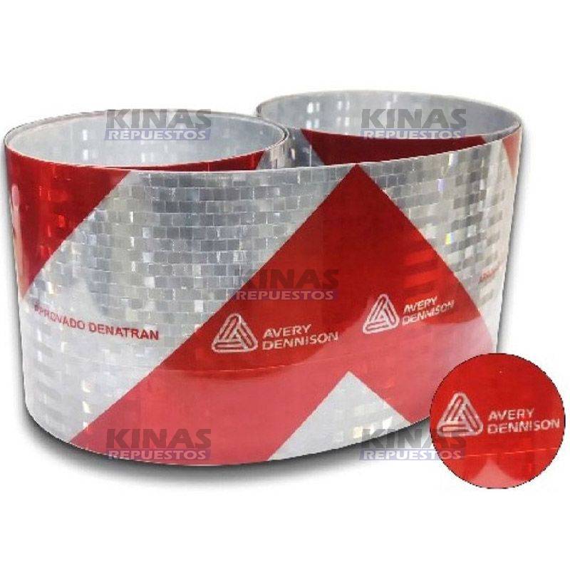 FITA/CINTA REFLETIVA PARAGOLPE TRASERO (PAR) 2.4MT X 100MM