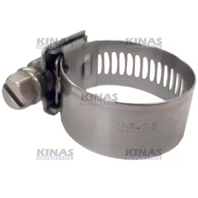 ABRAZADERA UNIVERSAL INOX 14,5 022MM-032MM 7/8X1.1/4