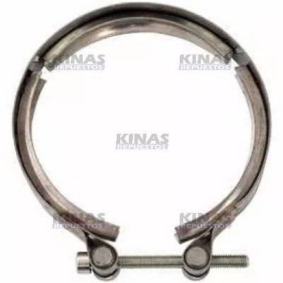 ABRAZADERA TUBO ESCAPE CATALIZADOR SCANIA 113/114/124 INOX