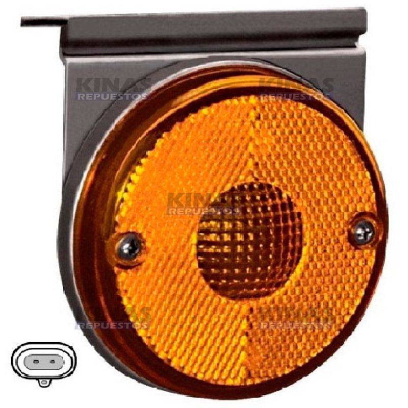 FARO SENALERA LED LATERAL CARR 24V - AMARILLA (ENCHUFE)