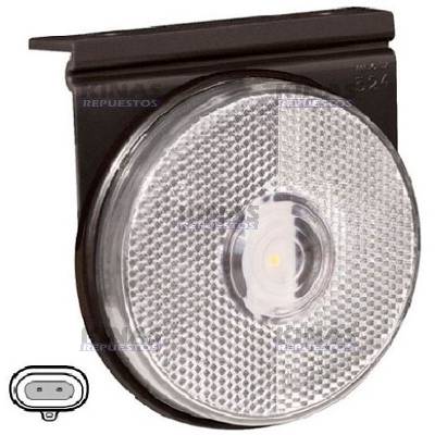 SENALERA LED LATERAL CARR 24V - CRISTAL (ENCHUFE)