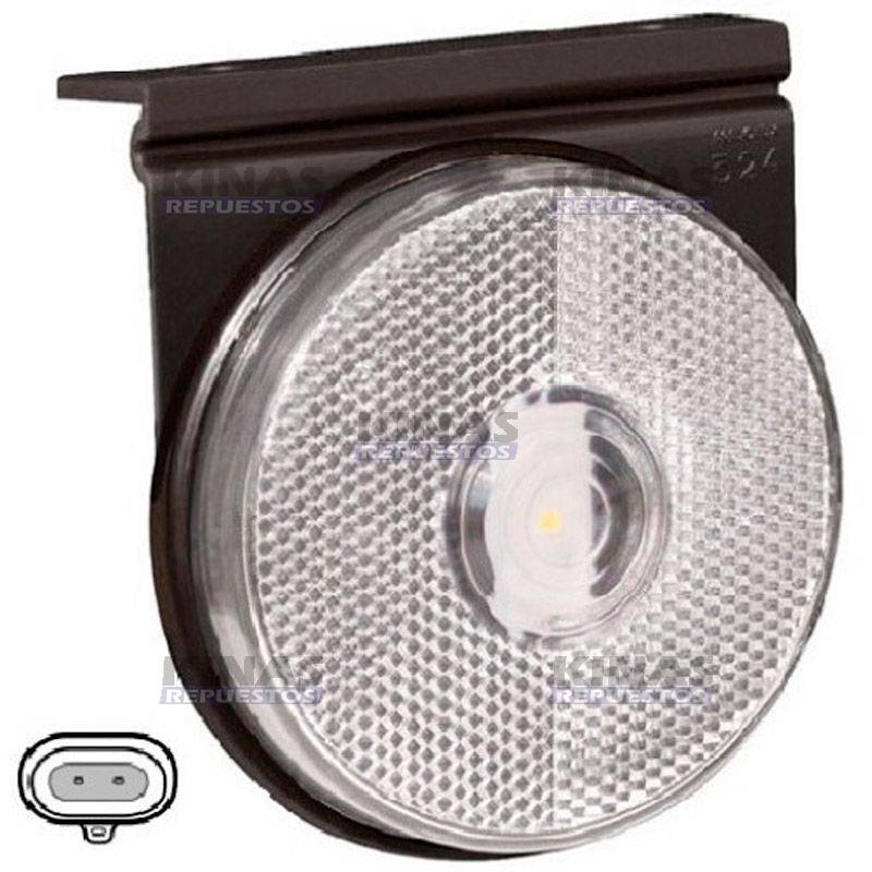 SENALERA LED LATERAL CARR 24V - CRISTAL (ENCHUFE)