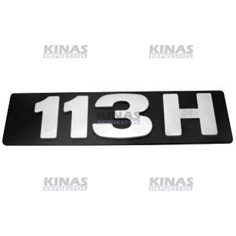LETRERO EMBLEMA SCANIA 113 (113H) (PINTADO)