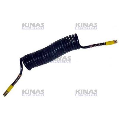 MANGUERA ASPIRAL FRENO CARRETA NEGRO 5.5MT C/NIP M16