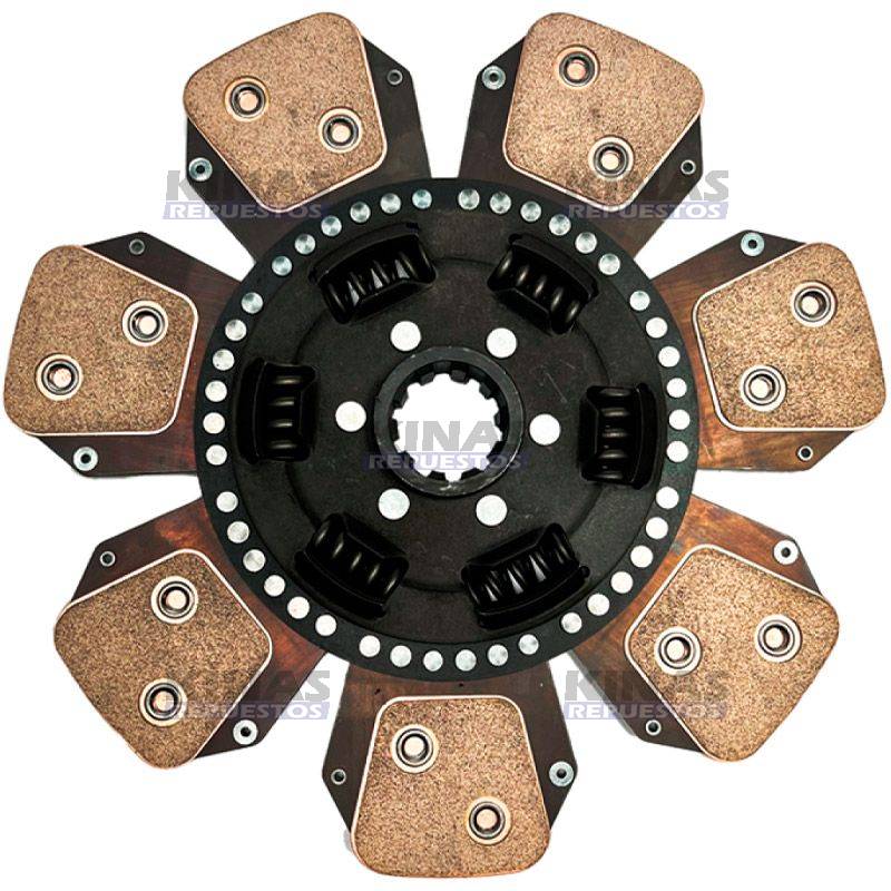 DISCO EMBRAGUE SIMPLES 13.5POL 10EST 7PALETAS FORD/NEW HOLLAND 7630/8030 S100