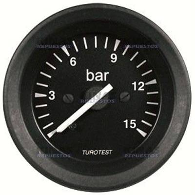 RELOJ PRESION ACEITE UNIVERSAL/SCANIA/MBB 111/112/113/124 15KG 60MM/M12X1.5