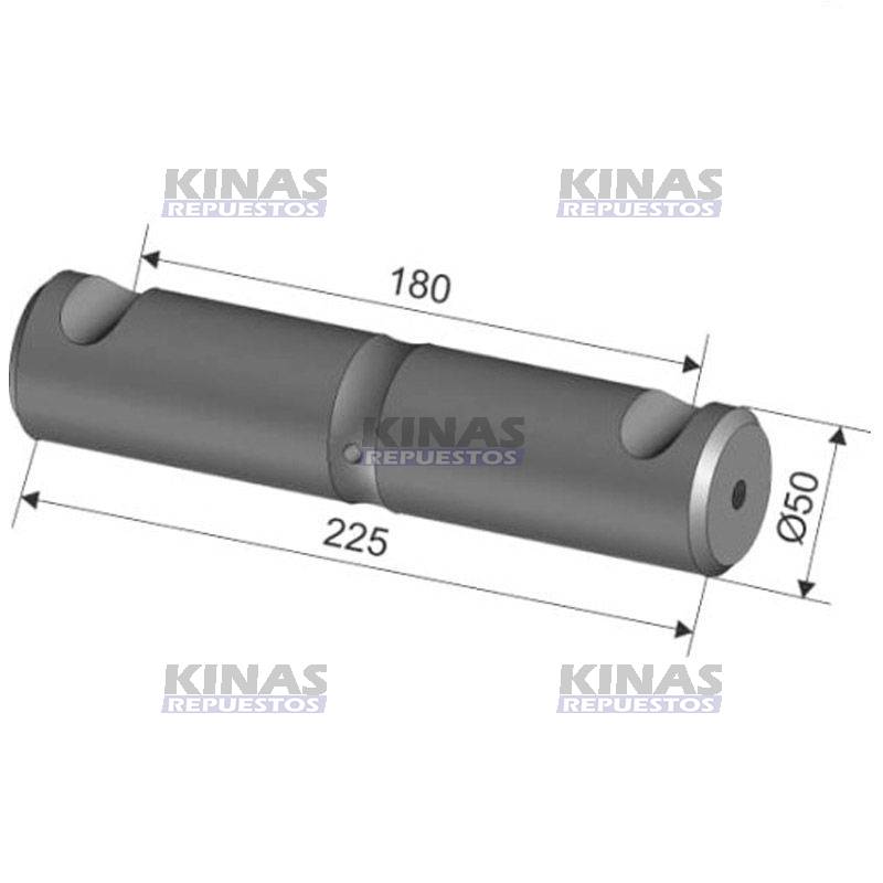 PERNO BALANZA SUSPENCION CARRETA 50MM X 225 RODOVIARIA (COMUN)