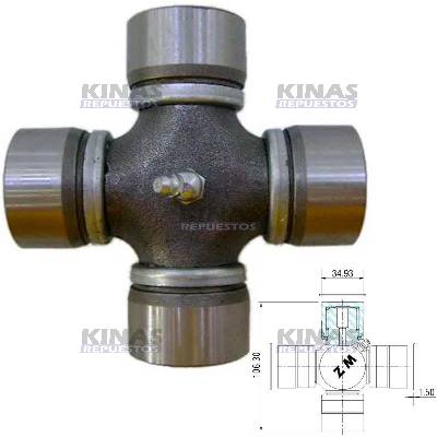 CRUCETA CARDAN VW 7110/8140/MB 709/710/912/SPRINTER 35X106
