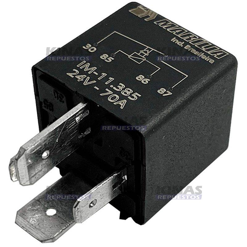 RELAY AUXILIAR 70A 24V C/SOP SCANIA/MBB/VL (4PATAS)