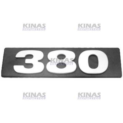 LETRERO EMBLEMA SCANIA P94/114/124/S4 (380) (PINTADO)