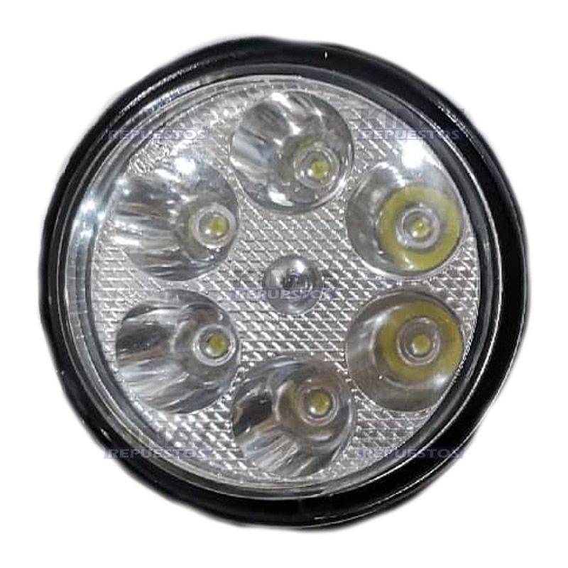FARO DELANT SC 124 LED BLANCO REDONDO 95MM (6LED) 12/24V