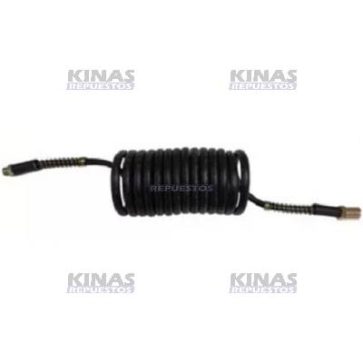 MANGUERA ASPIRAL 5,5MTS SCANIA S4 M16XM18 (MACHO/MACHO) NEGRO