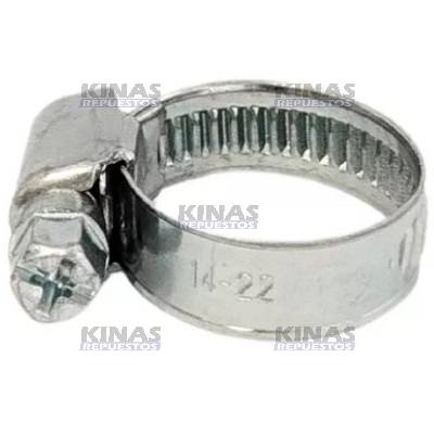 ABRAZADERA UNIVERSAL INOX F9 14MM-22MM