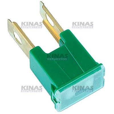 FUSIBLE MACHO PL-294 40 AMPERES VERDE