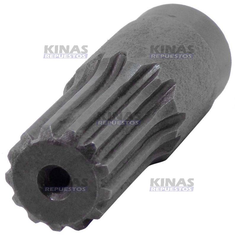 ACOPLE MACHO 13 ESTRIAS PONTERA 25MM EXTERNO / 21MM ESTRIAS (SOLDABLE)