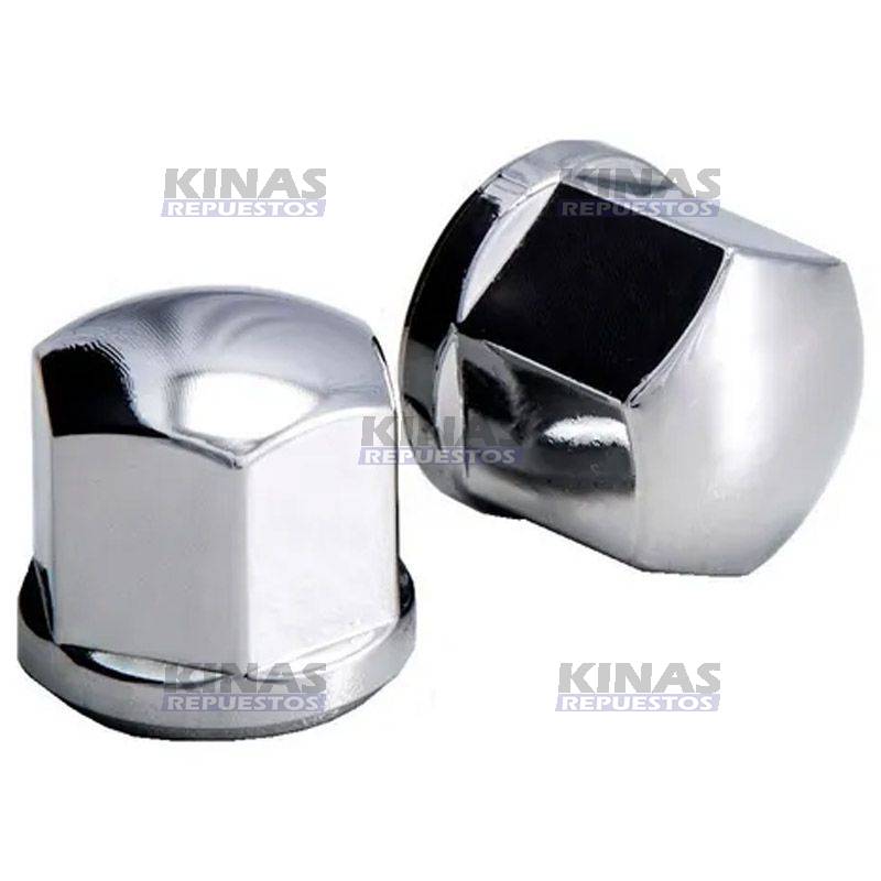 TAPA CROMADA TUERCA BAJA SCANIA 18MM