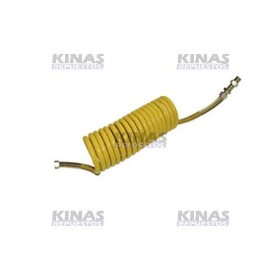 MANG ASPIRAL FRENO 12X9X 6,5M C/NIP M16 AMARILLO