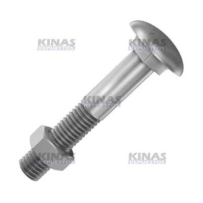 BULON PL FRANCES P/MADERA 3/8X2P C/TUERCA
