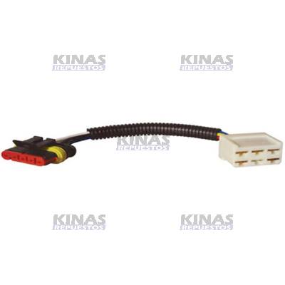 CHICOTE FARO TRASERO CARRETA GUERRA LED 5 CABLES GRANDE