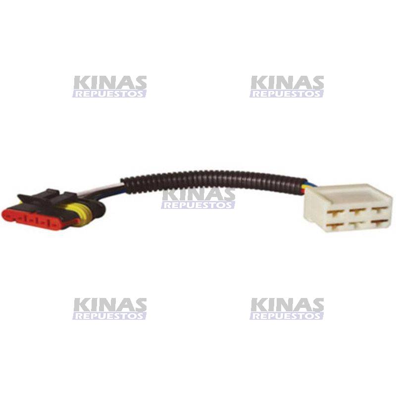 CHICOTE FARO TRASERO CARRETA GUERRA LED 5 CABLES GRANDE
