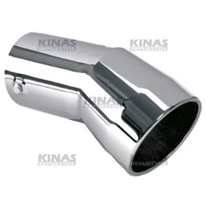 PUNTERA ESCAPE CROMA CURVADO REDONDO 4P 260MM