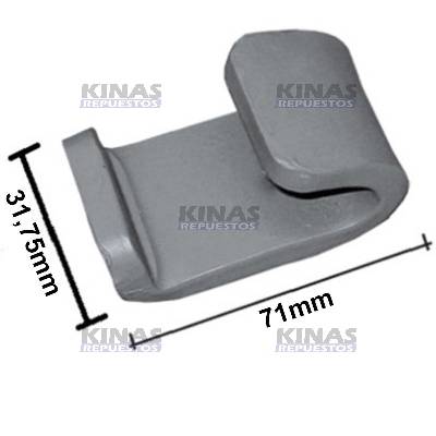 SOPORTE BISAGRA TAPA LATERAL CARRETA RANDON/GUERRA 