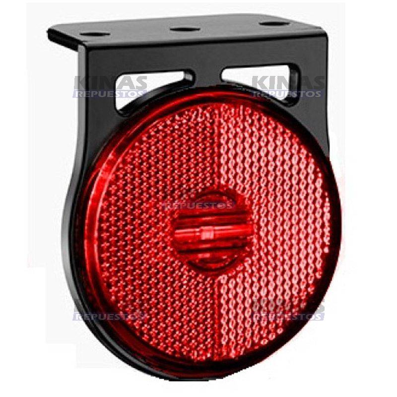 FARO SENA LATERAL CARRETA ROJO 70MM LED BIVOLT