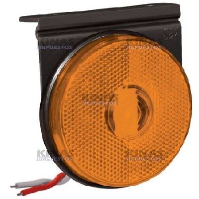 FARO SENALERO LATERAL CARRETA RANDON AMARILLO LED (CABLE)