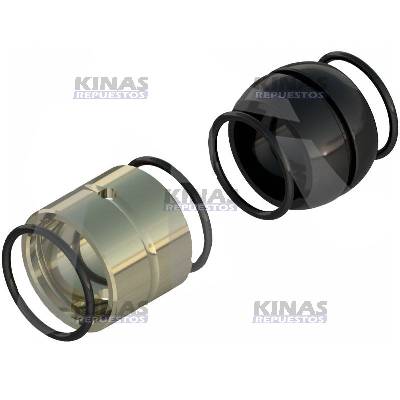KIT REPARO BUJE EJE ZETA FRENO CARRETA 41.7X50.9X42MM (HIERRO)